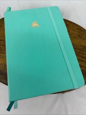 Clever Fox Wellness Planner Journal in Teal / Aqua